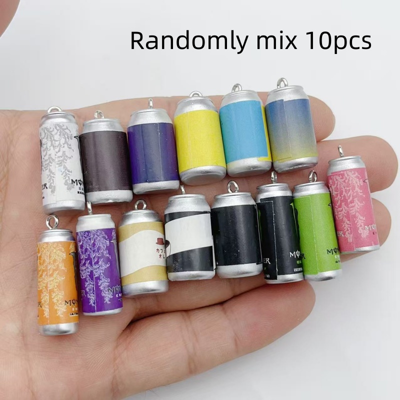 Cocktail Shaker Set - 10 szt. Mini Symulowane Puszki Napojów