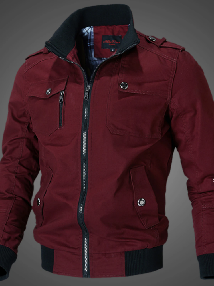 Wine & Beer Unlimited Spirits Photos - Męska kurtka casualowa slim fit ze