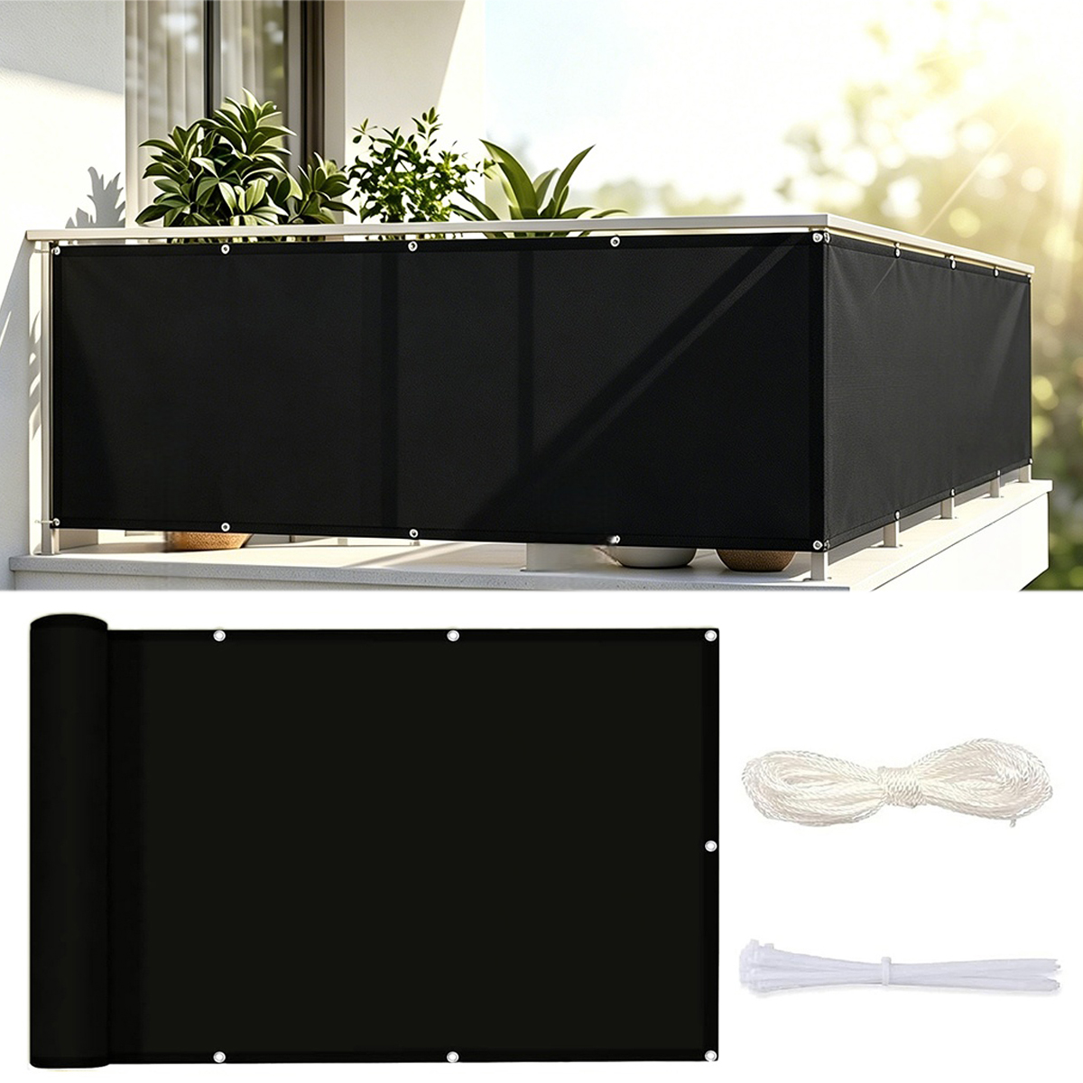 Cocktail Shaker Set - Nieprzezroczysta osłona na balkon, wodoodporny ekran