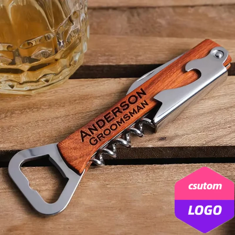 Wine Beer Logo - Personalizuj nóż ze stali nierdzewnej Laser