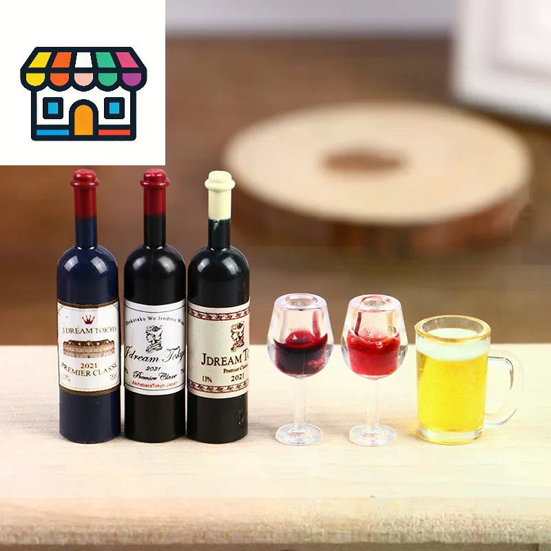 5 szt. 1:12 Miniaturowe kielis – Wine Y Beer recenzja i cena