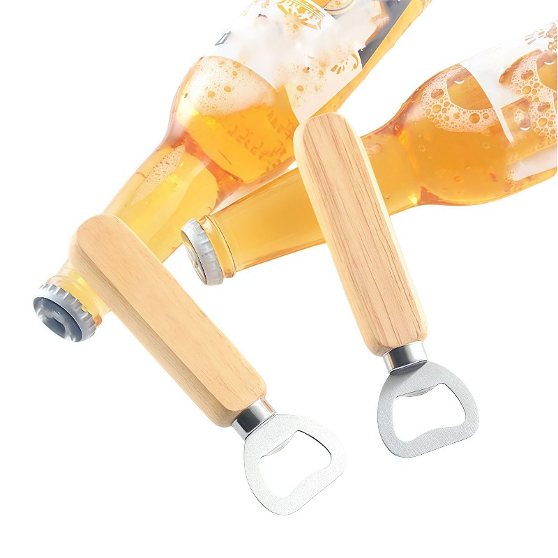 Drewniany otwieracz do butelek – Wine Beer Logo recenzja i cena