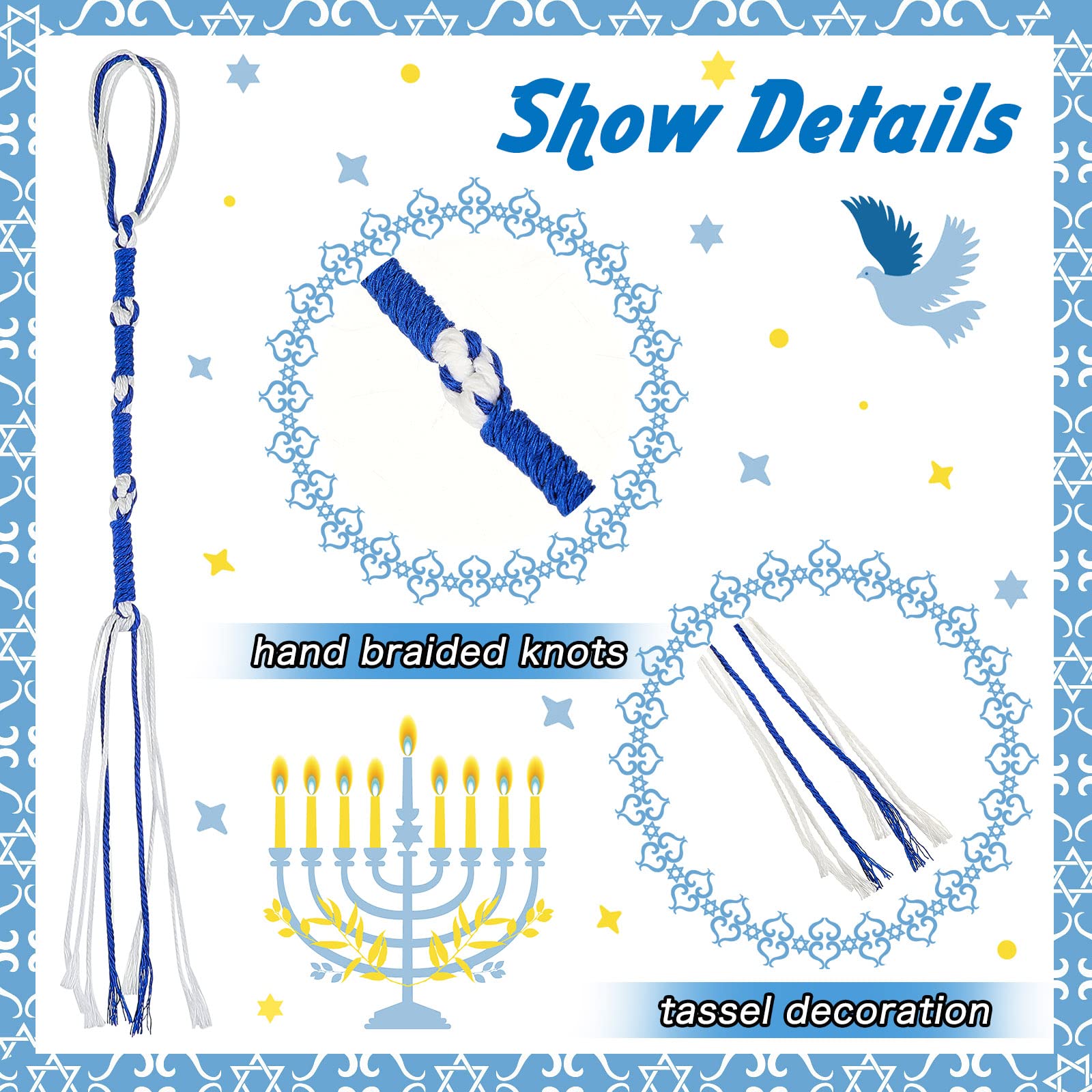 8/16 szt. Niebiesko-białe hebr – Cocktail Shaker Set recenzja i cena