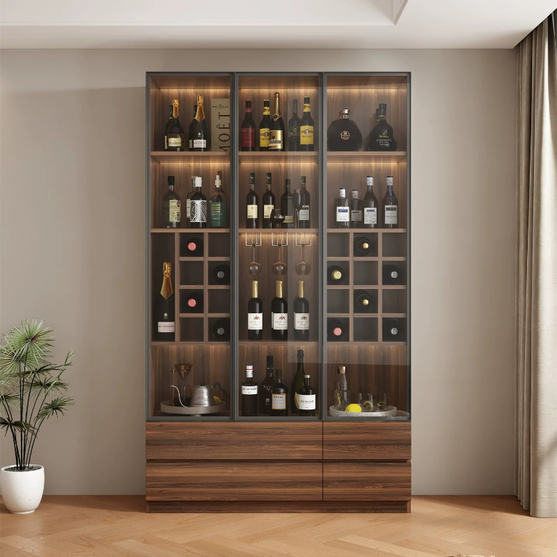 Szklane witryny do salonu, luk – Wine & Beer Unlimited Spirits Photos recenzja i cena