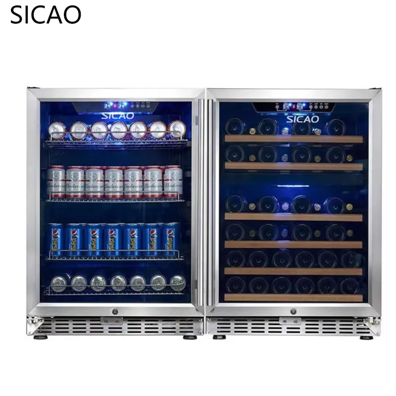 Dwudrzwiowa lodówka na wino i  – Wine Beer Dual Zone recenzja i cena