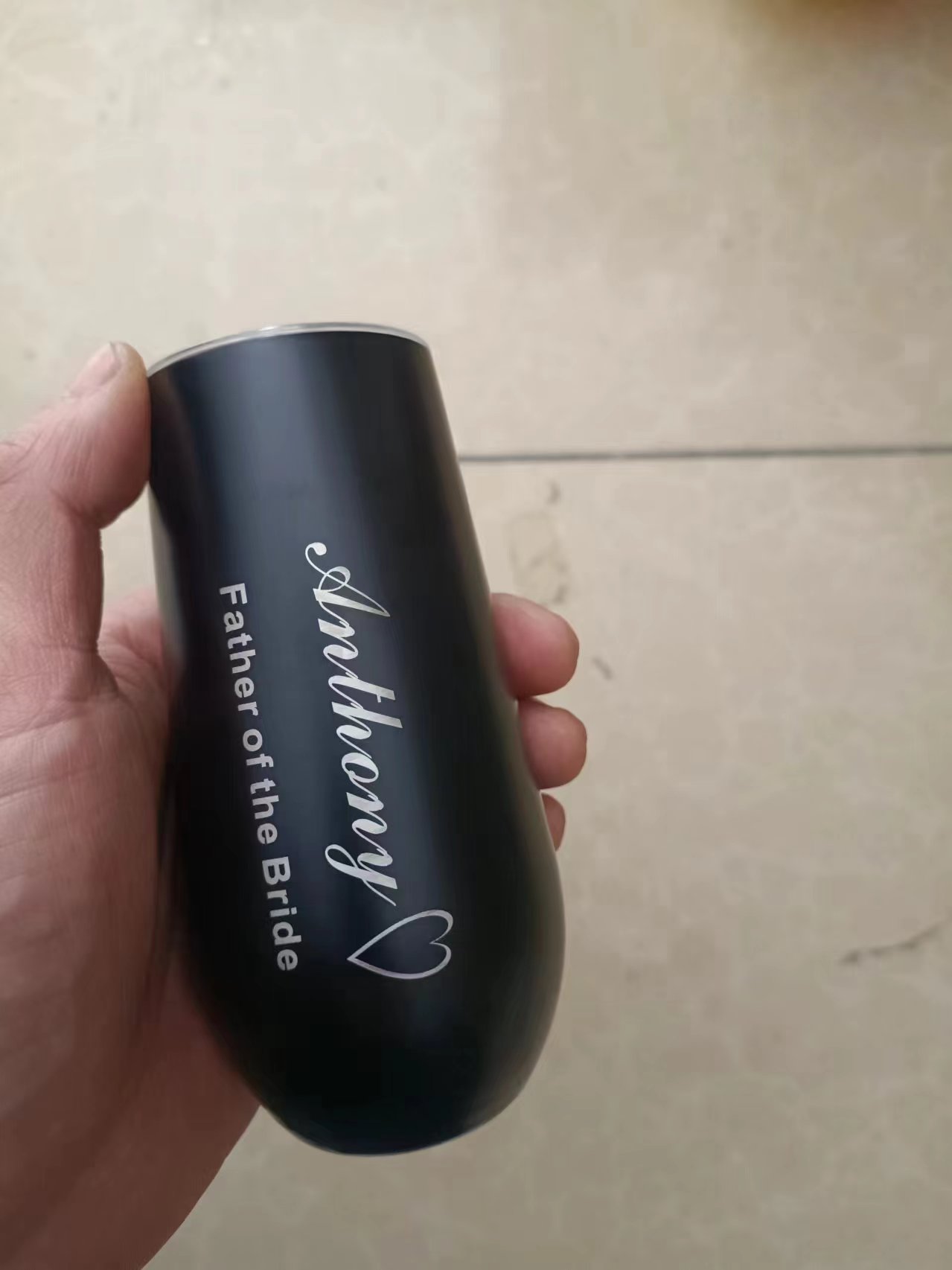 Logo Kieliszek do Wina Szampan – Wine Beer Logo recenzja i cena